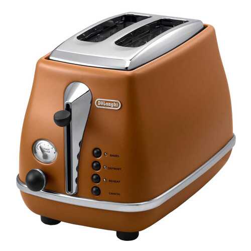 Тостер DeLonghi CTOV 2103 BW Коричневый в Технопарк