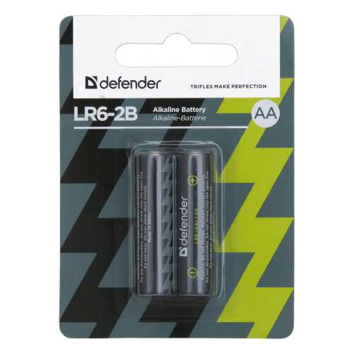 Батарейка Defender LR6-2B 2 шт в Технопарк