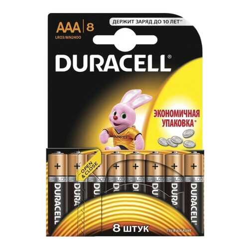 Батарейка Duracell Basic LR03/MN2400 8 шт в Технопарк