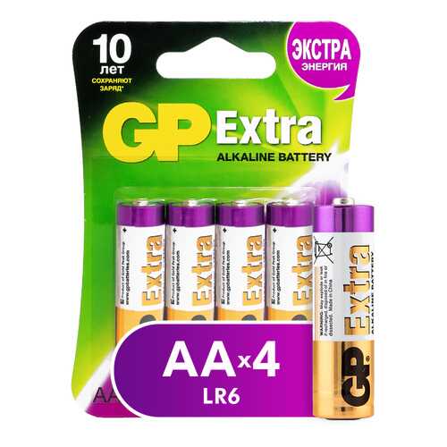 Батарейка GP Extra AA (15AXNEW-2CR4) 4 шт в Технопарк