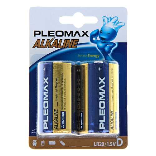 Батарейка Samsung Pleomax LR20-2BL щелочная 2 шт в Технопарк