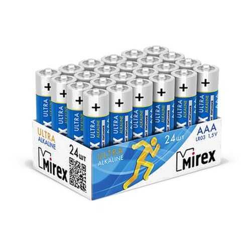 Батарейка щелочная Mirex LR03/AAA 1,5V 24 шт в Технопарк