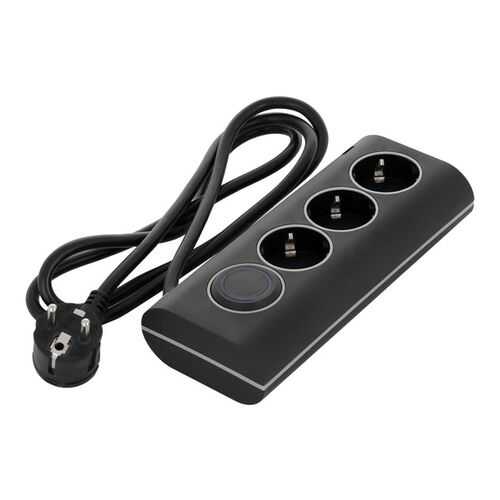 Сетевой фильтр Rombica Neo WC3 PSE-001, 3 розетки, 1,5 м, Black в Технопарк