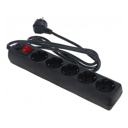 Сетевой фильтр TDM ELECTRIC СФ-05В, 5 розеток, 1,5 м, Black в Технопарк