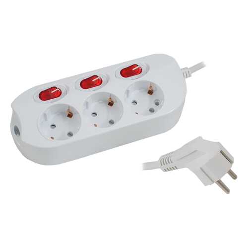 Удлинитель СТАРТ S3x1-ZDIV, 3 розетки, 1,5 м, White в Технопарк