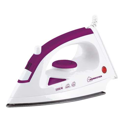 Утюг HomeStar HS-4001 White/Pink в Технопарк