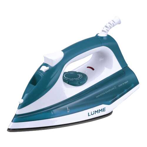 Утюг LUMME LU-1128 White/Cyan в Технопарк