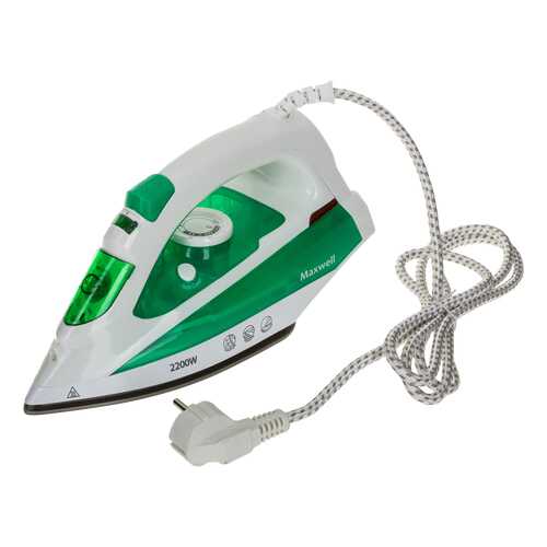 Утюг Maxwell MW-3036 White/Green в Технопарк