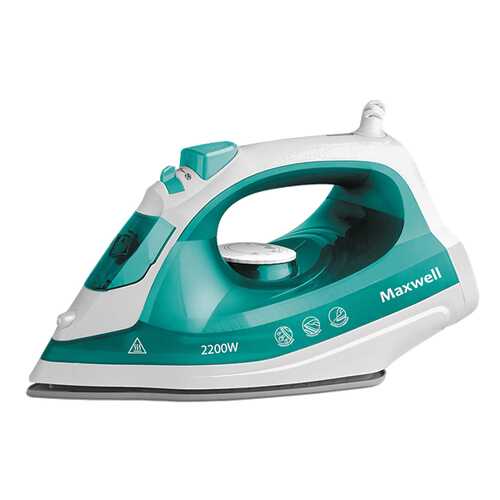 Утюг Maxwell MW-3039 White/Green в Технопарк