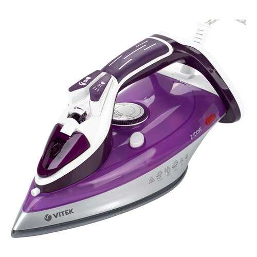 Утюг VITEK VT-1246 White/Purple в Технопарк