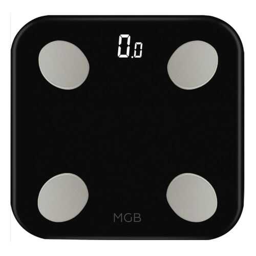 Весы напольные MGB Body Fat Scale Glass Edition Black в Технопарк