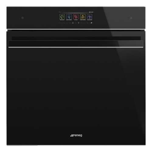 Встраиваемый электрический духовой Smeg SFP6606WSPNX Black в Технопарк