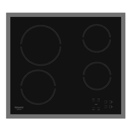 Встраиваемая варочная панель электрическая Hotpoint-Ariston HAR 641 X Black в Технопарк