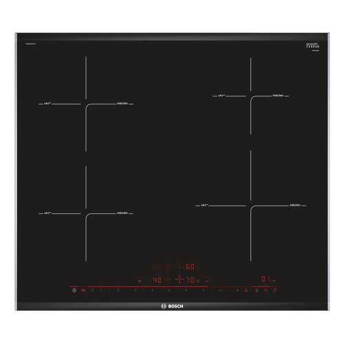 Встраиваемая варочная панель индукционная Bosch PIE675DC1E Black в Технопарк