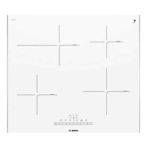 Встраиваемая варочная панель индукционная Bosch PIF672FB1E White в Технопарк